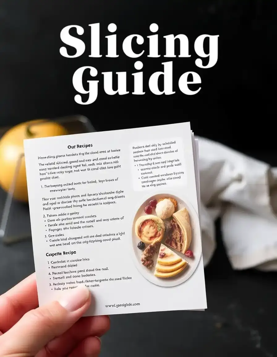 Guide d'utilisation et de recettes pour mandoline