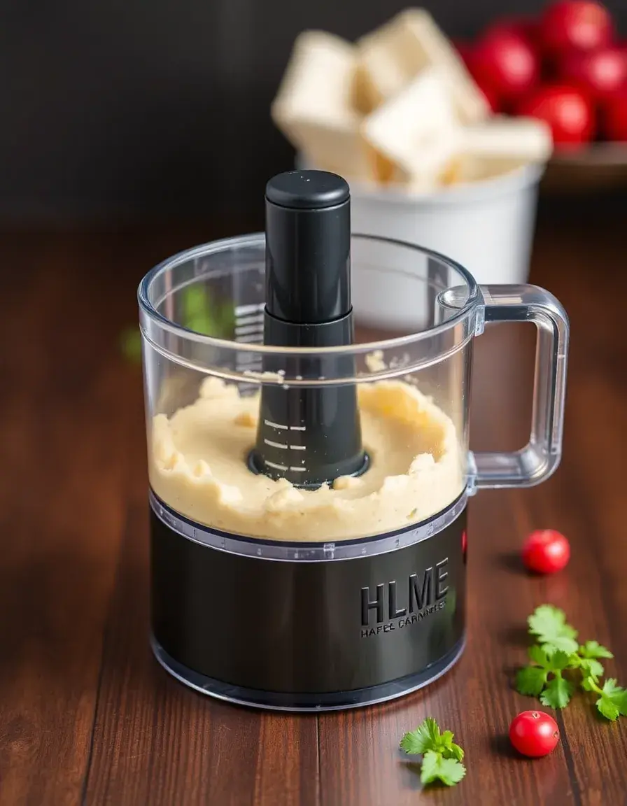 Petit hachoir électrique puissant pour un houmous crémeux