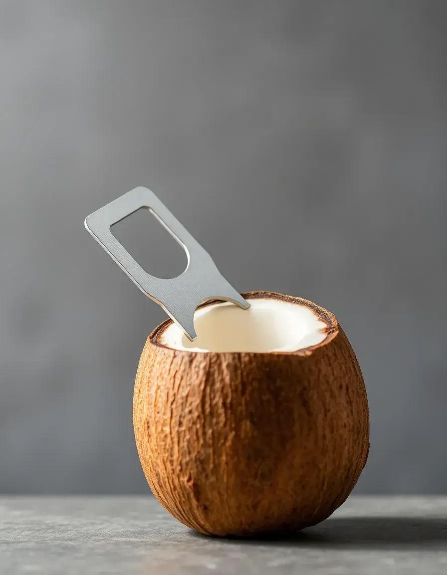 Grattoir à coco traditionnel en acier inoxydable