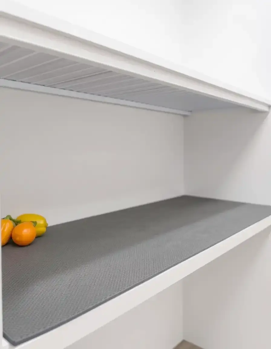 Revêtement antidérapant pour étagère de cuisine