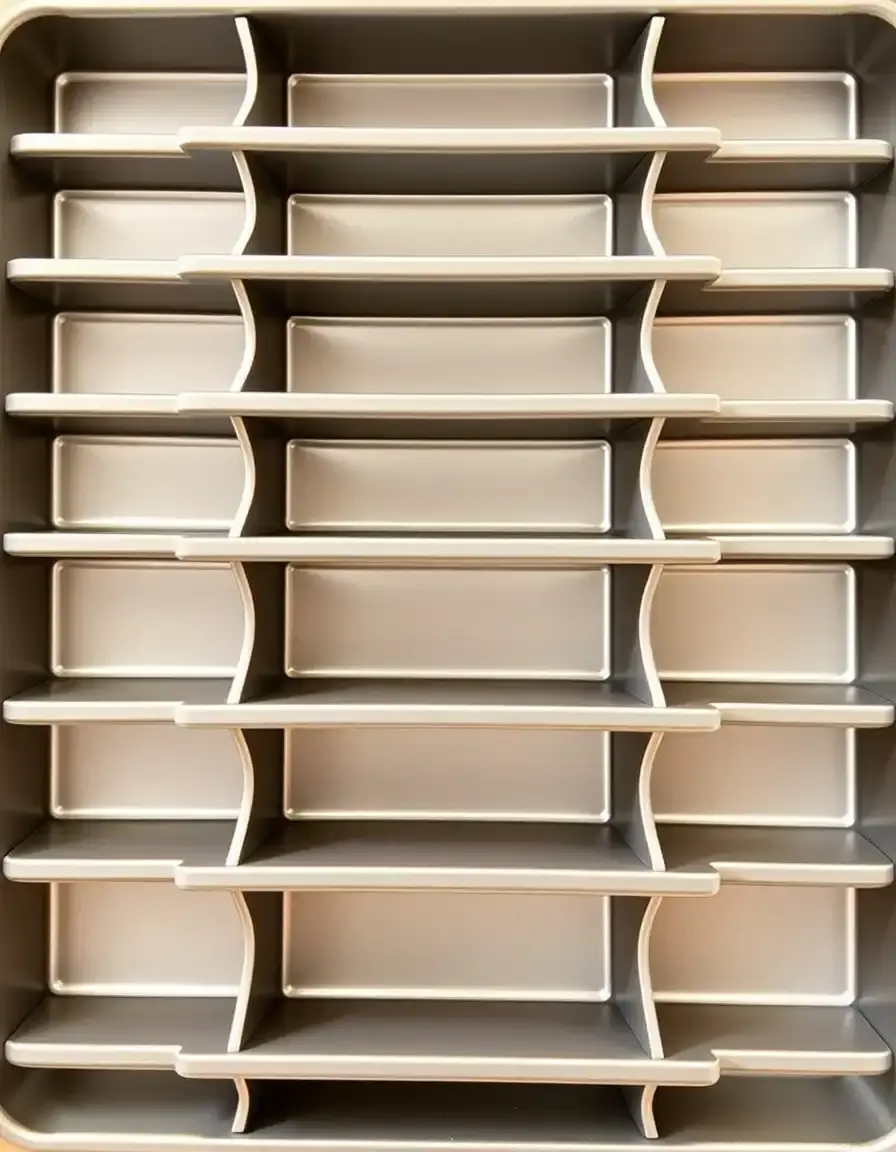 Diviseurs verticaux pour plaques de cuisson et plateaux