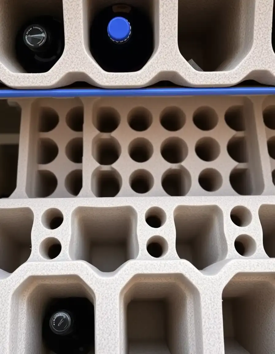 Inserts de protection pour bouteilles dans les tiroirs