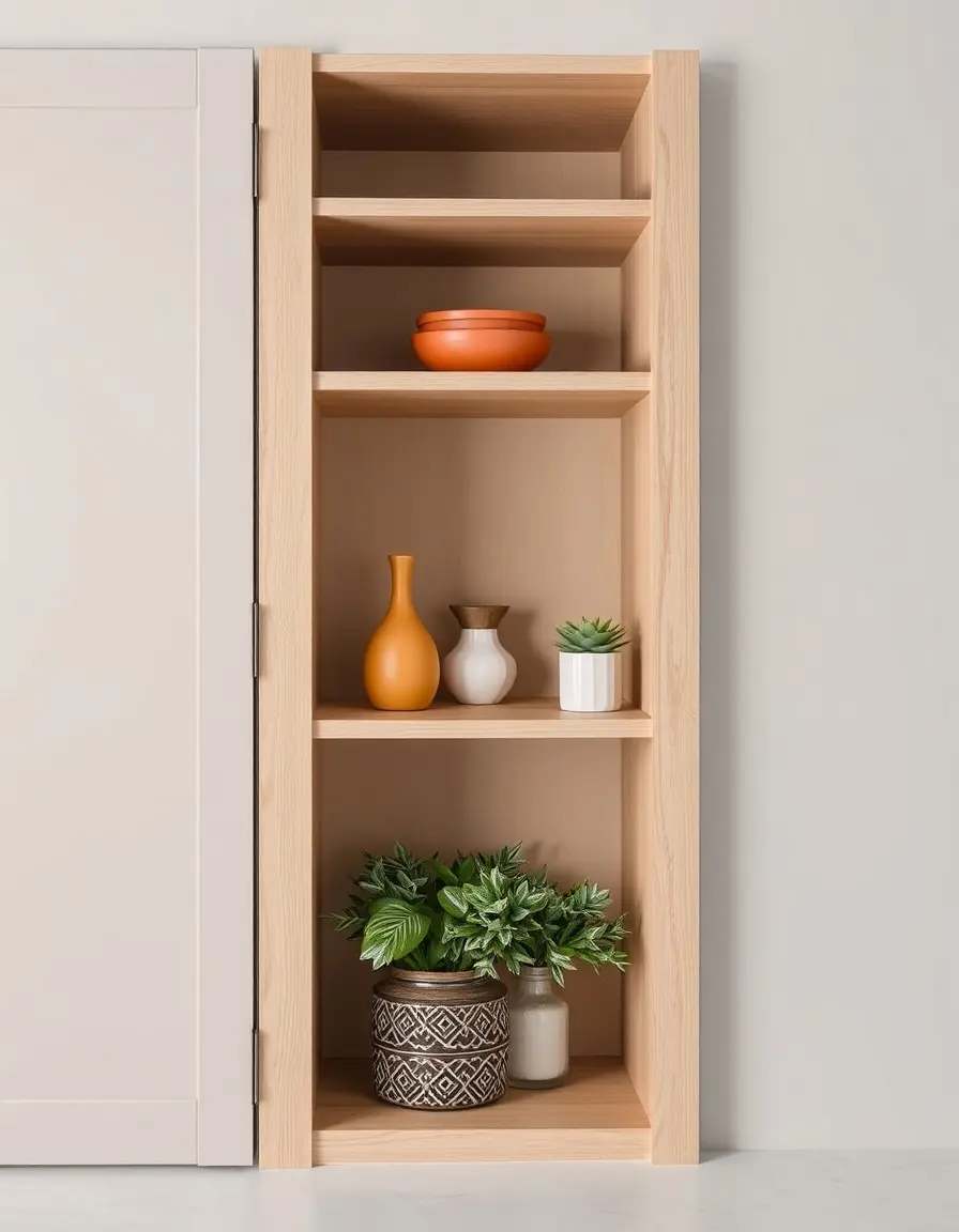 Étagère de coin surélevée pour meuble d angle cuisine