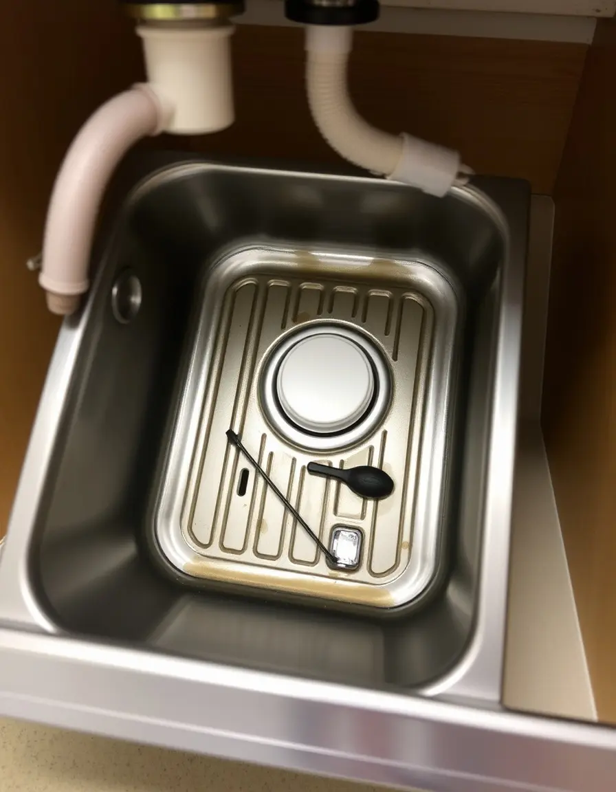 Bac de récupération avec détecteur de fuite pour cuisine