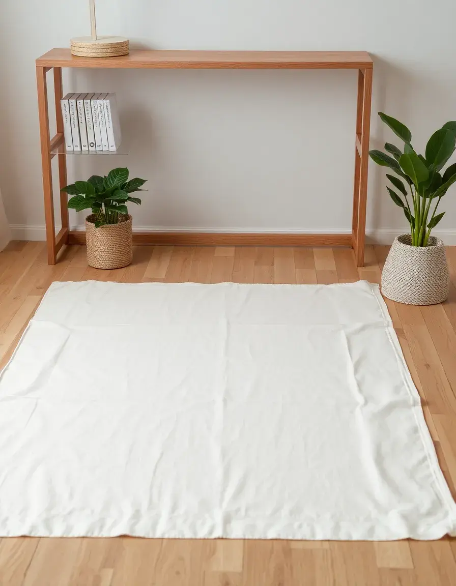 Bâche de protection pour sol de cuisine