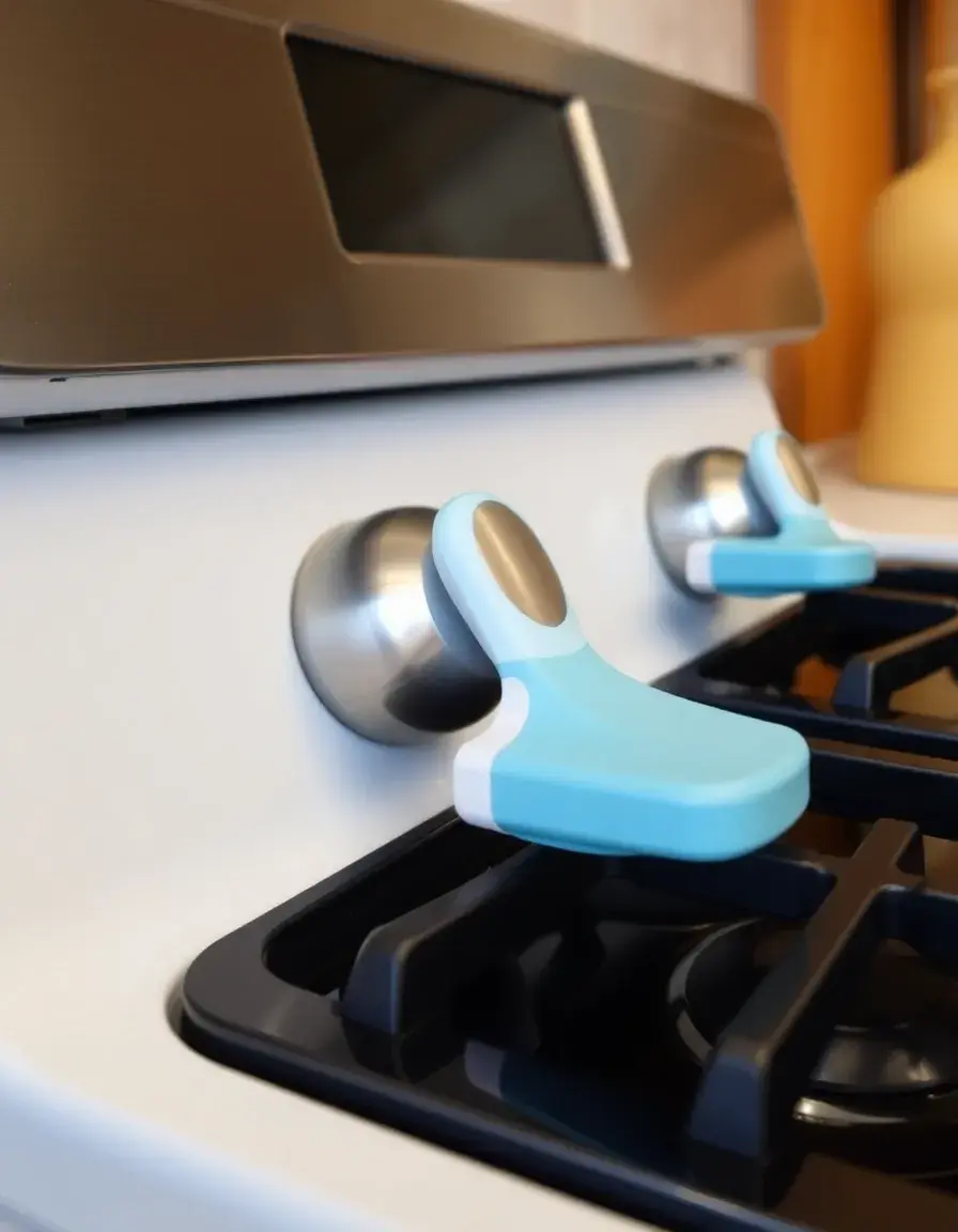 Protections de boutons de cuisinière pour la sécurité des enfants