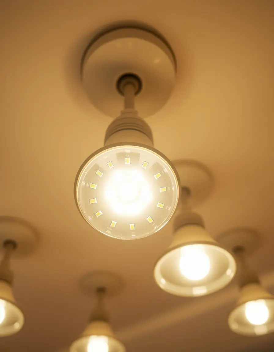 Ampoules LED haute résolution pour plafonnier de cuisine