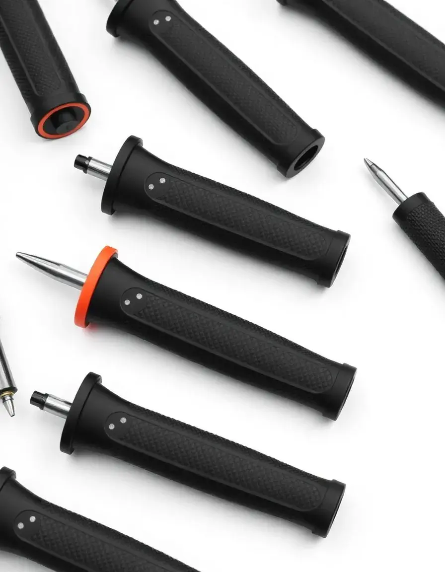 Ergonomic Handle Grip en caoutchouc pour outils de cuisine