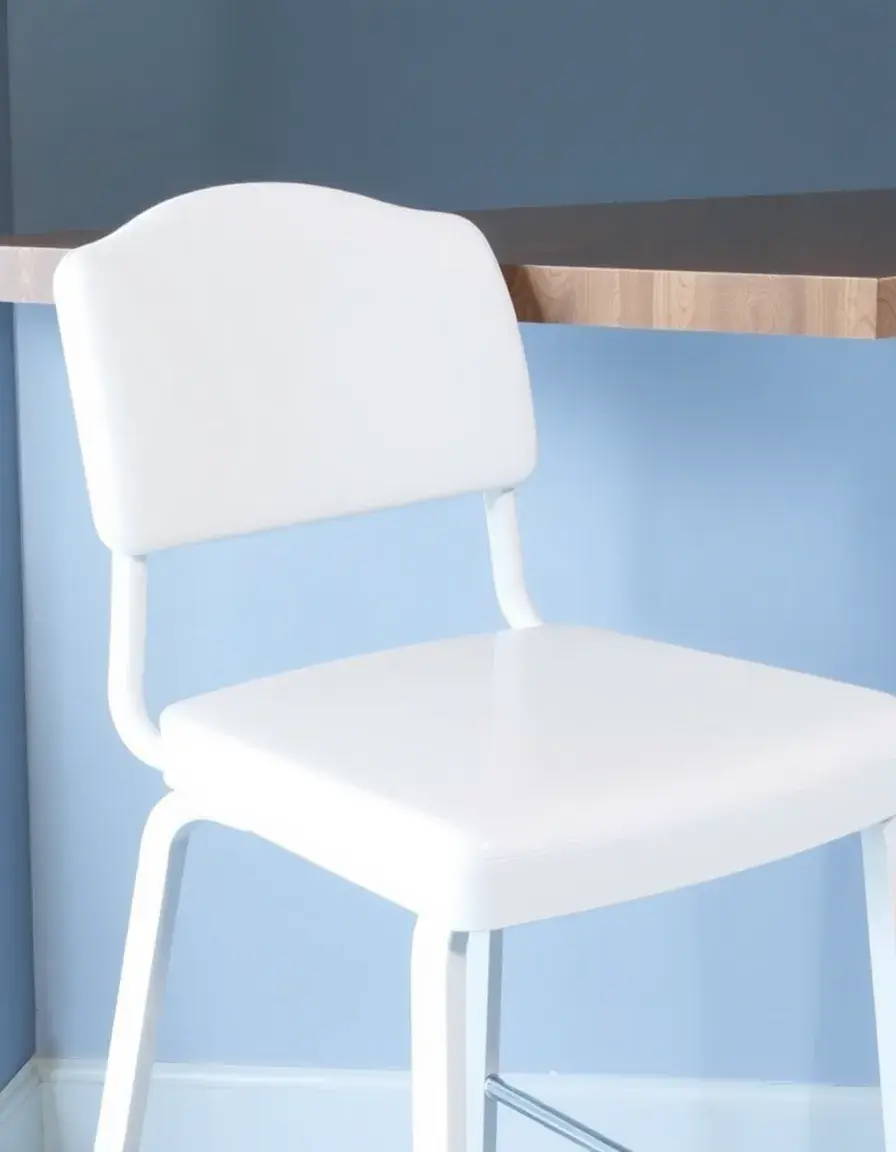 Dossier amovible pour tabouret de cuisine sans dossier