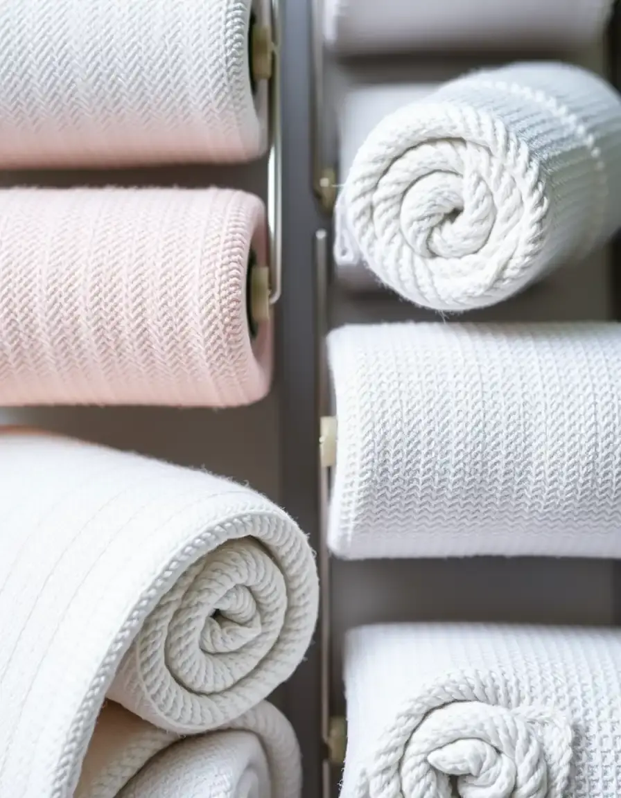 Rouleau anti-peluches utilisé sur un torchon noir
