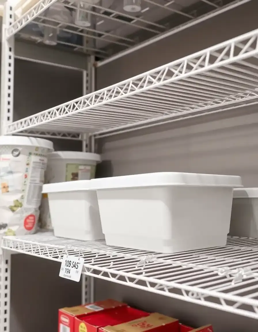 Revêtement plastique pour étagères métalliques