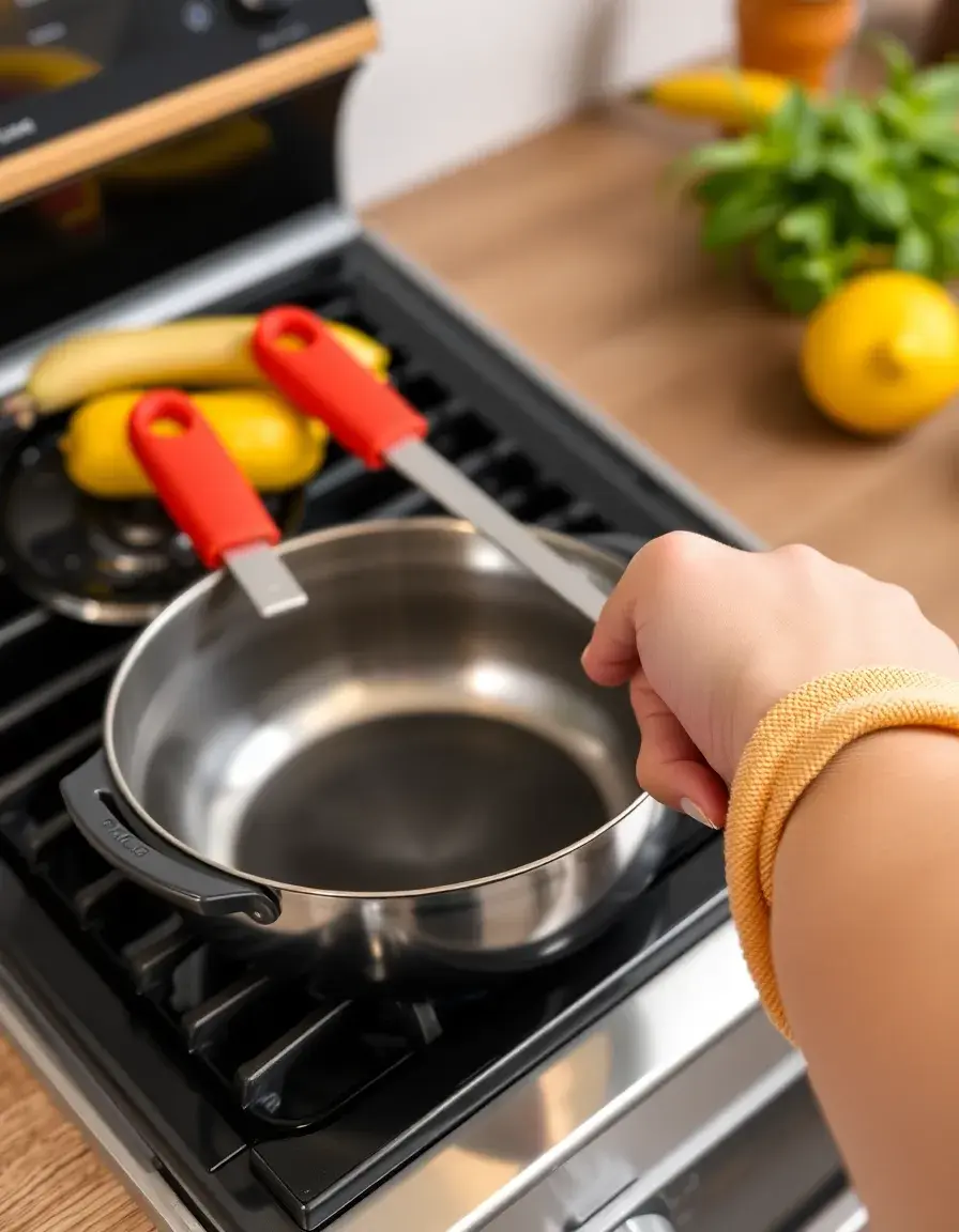 Protections en silicone pour manches de poêles chauds