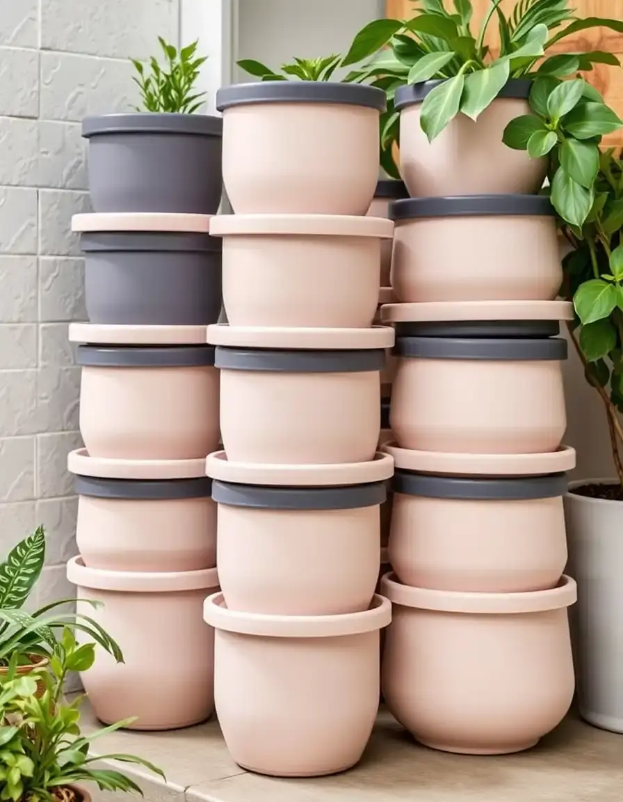Batterie de cuisine empilable gain de place