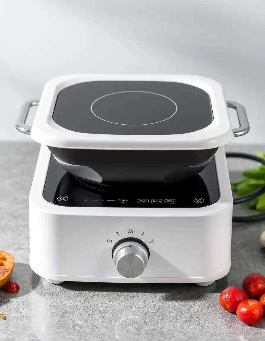 Réchaud induction portable monofoyer