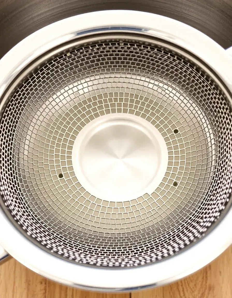 Insert passoire en acier inoxydable pour marmite avec maille fine