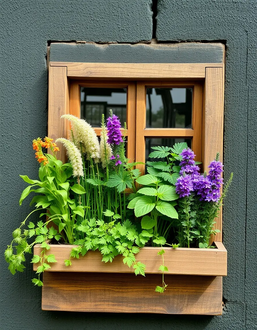 Bac à herbes aromatiques pour bord de table ou îlot