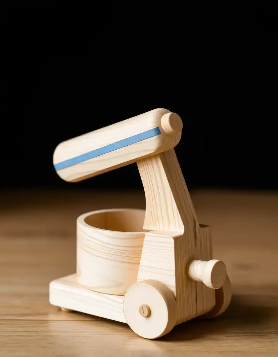 Robot pâtissier jouet en bois pour enfant