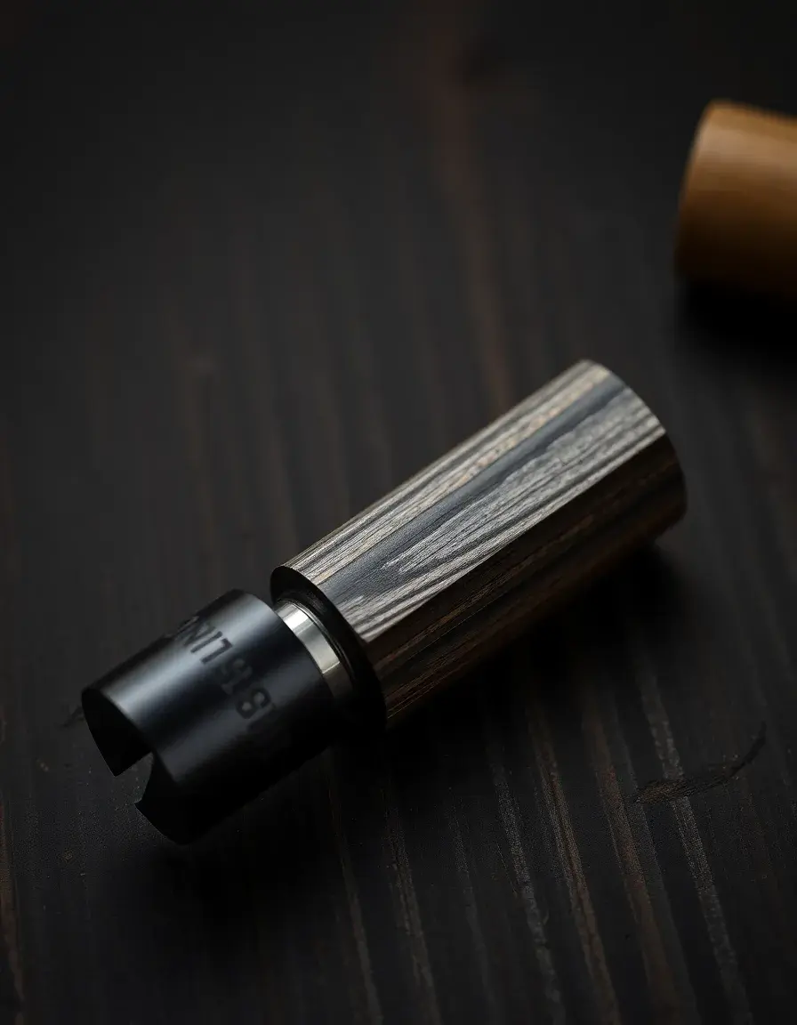 Spatule rotative en bois noir