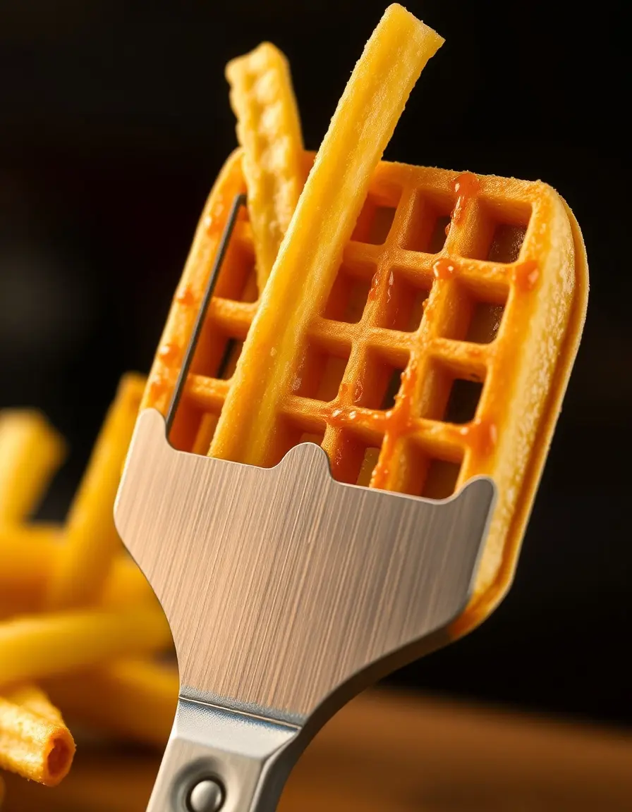 Lame pour coupe gaufrée frites