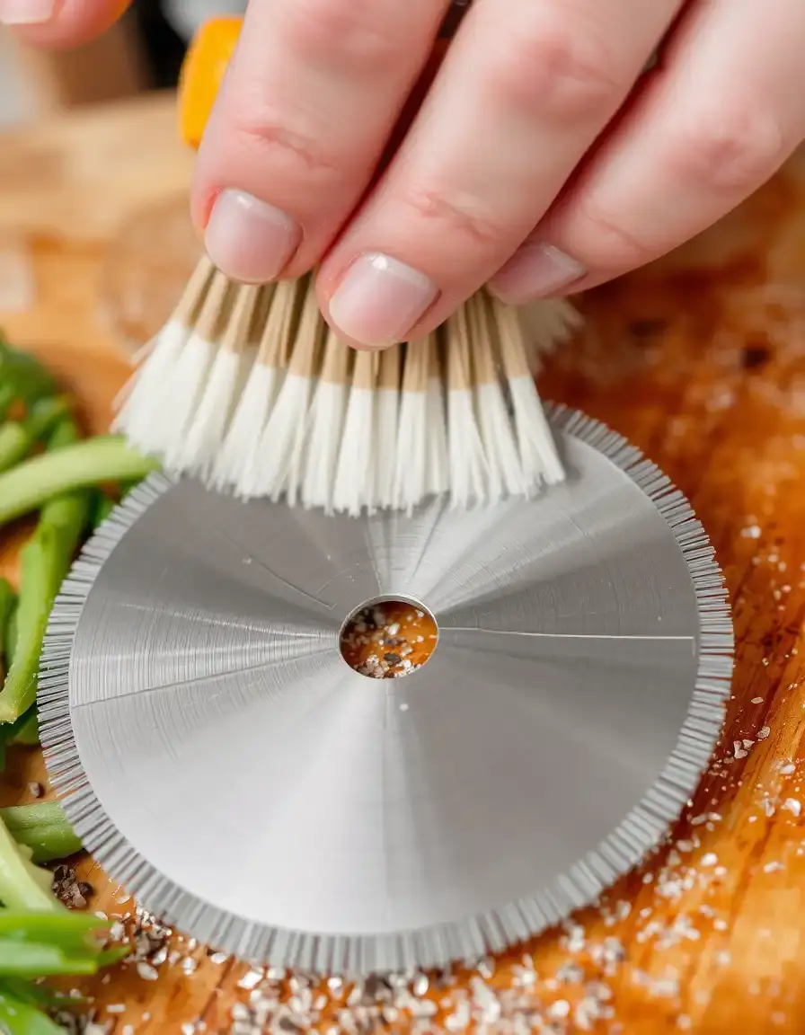Brosse de nettoyage pour lame de mandoline