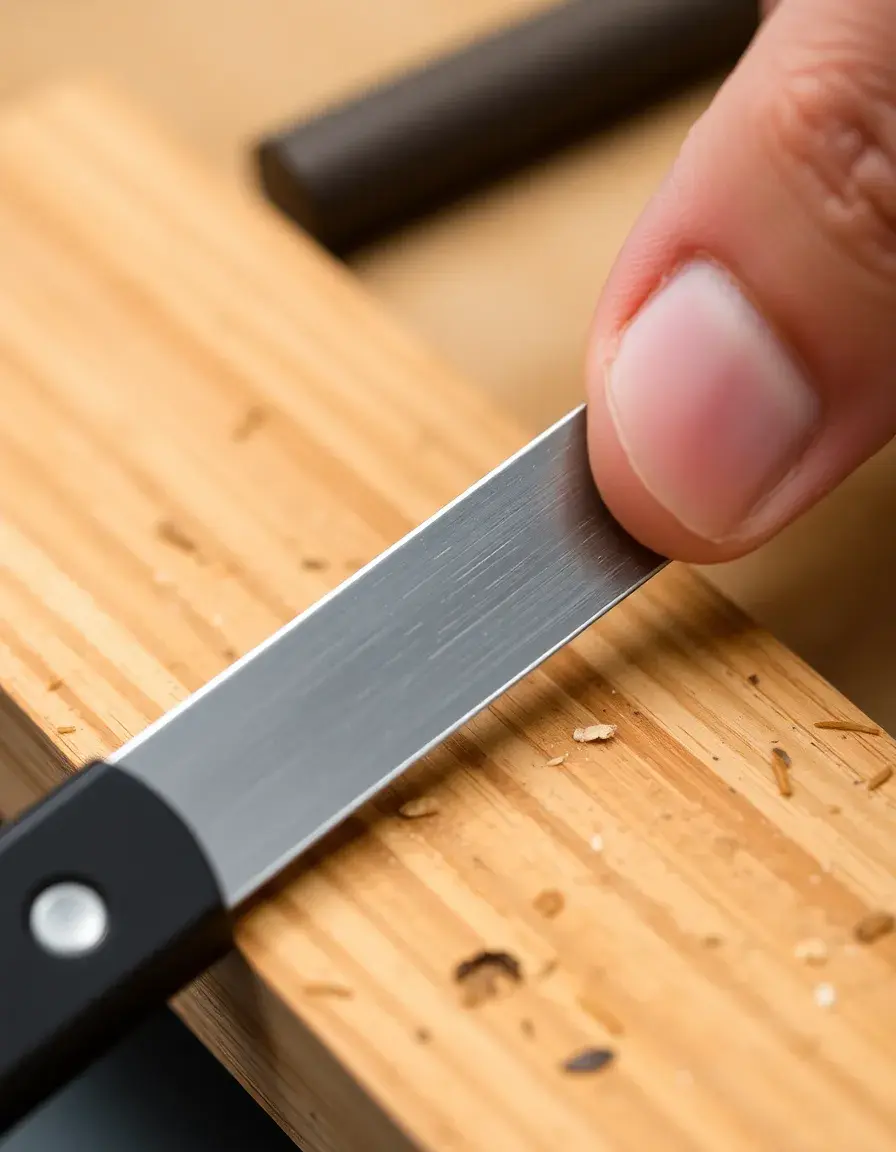 Couteau de précision pour découper les bords du papier peint