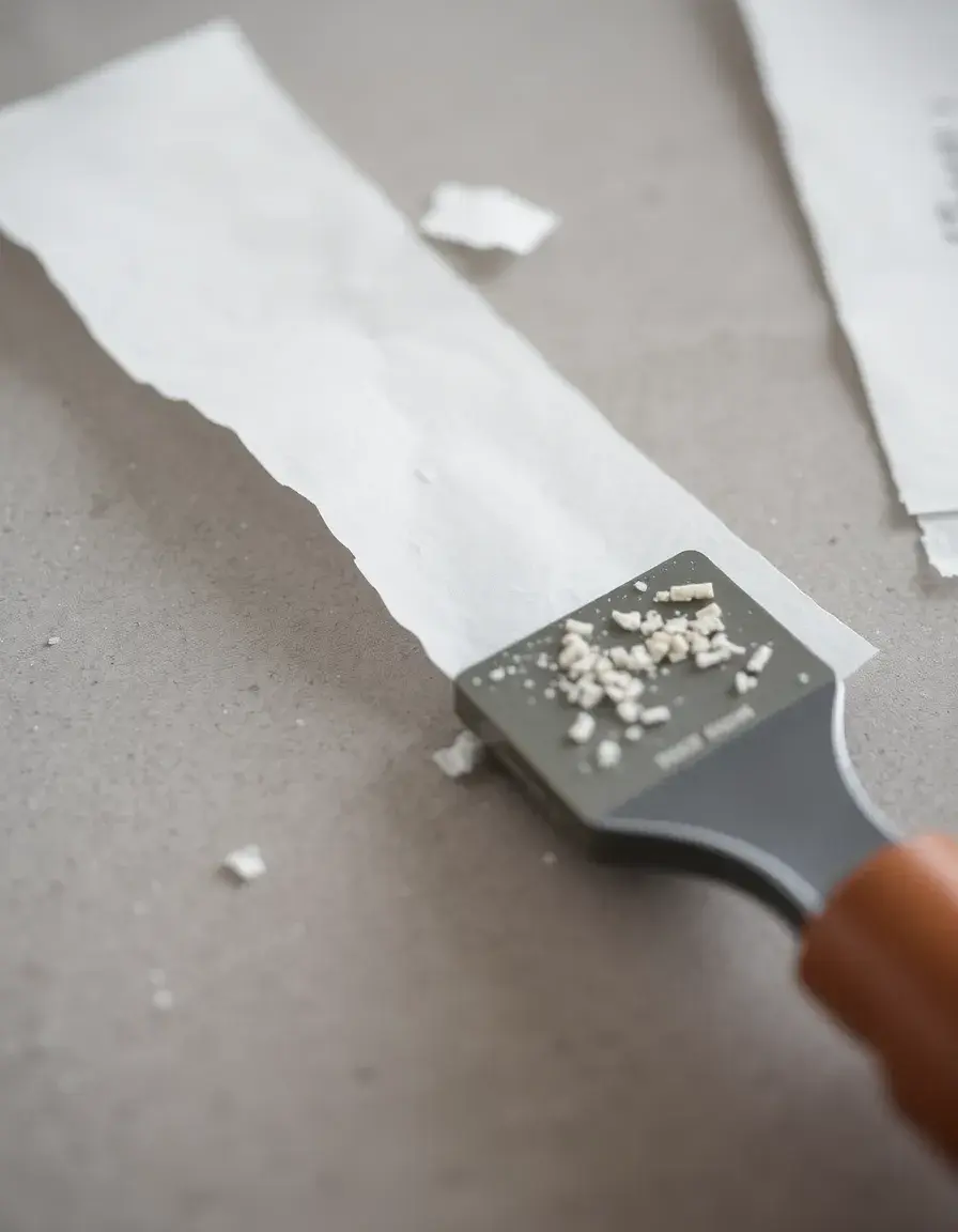 Grattoir pour enlever l'ancien papier peint de cuisine