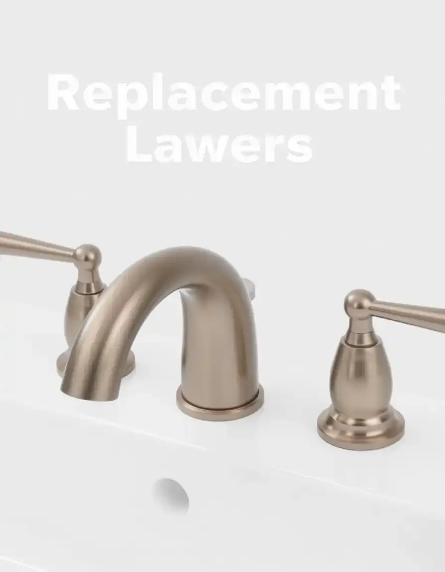 Levier de poignée de remplacement ergonomique pour robinet