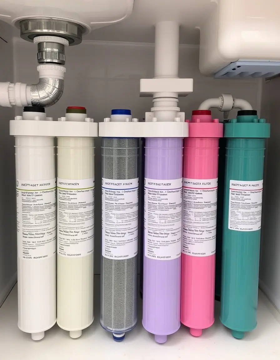 Cartouche de filtre à eau haute performance pour sous-évier