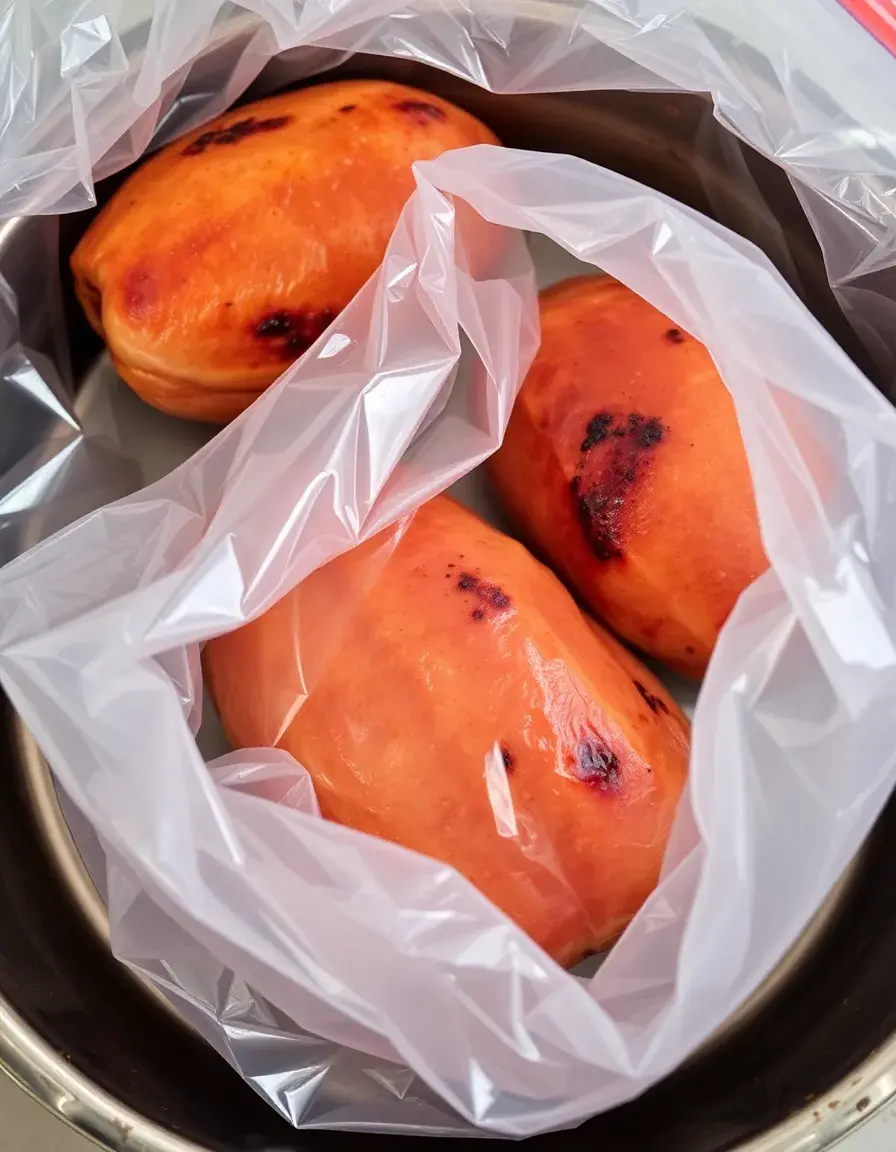 Sacs de cuisson pour four pour une viande juteuse