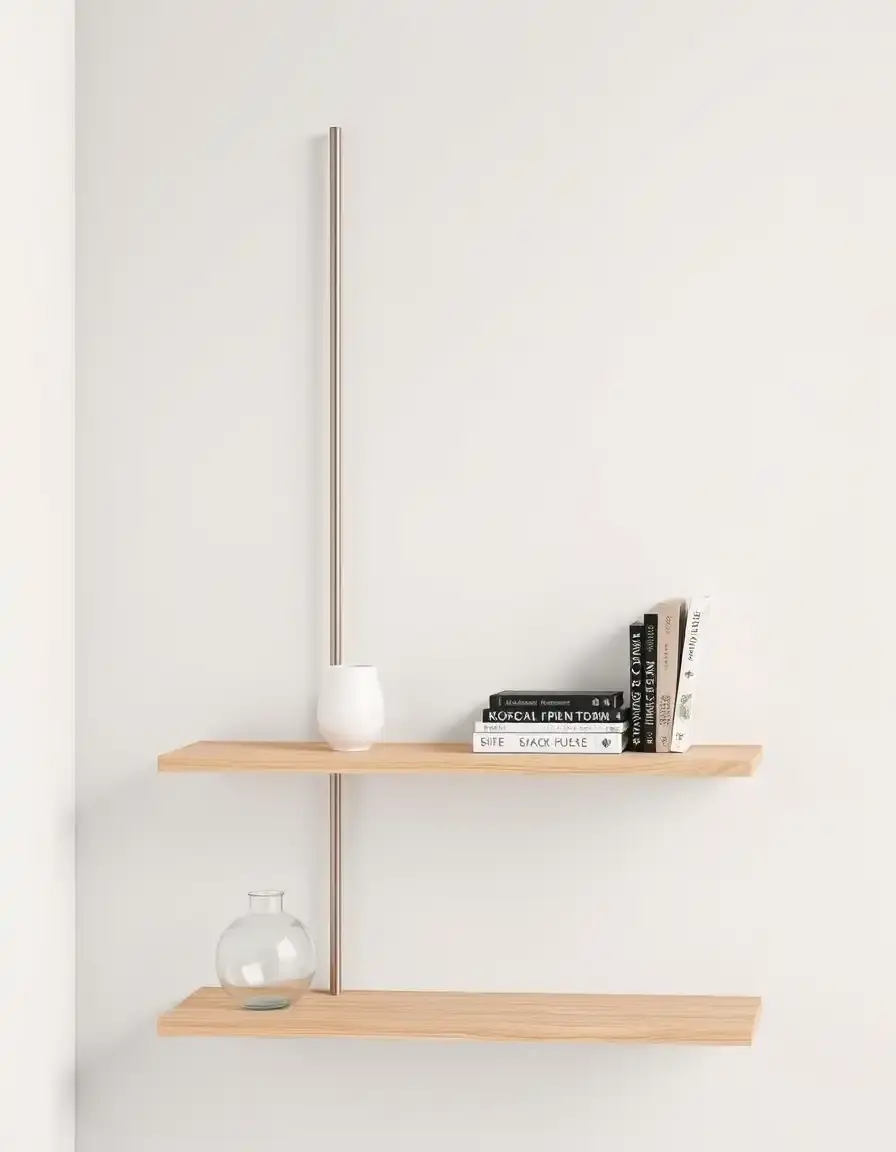 Etagère pour cuisine à tige de tension sans perçage