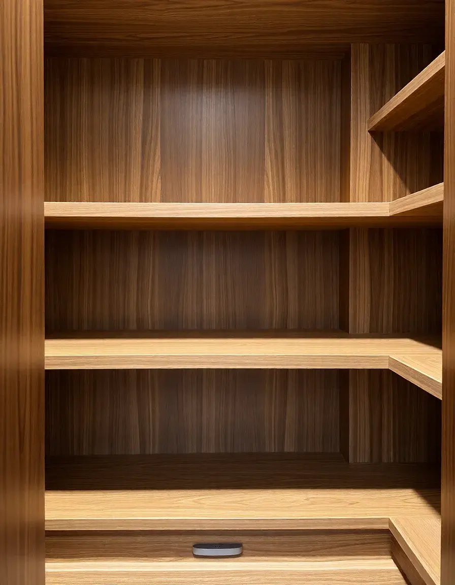 Etagère pour cuisine coulissante pour meubles profonds