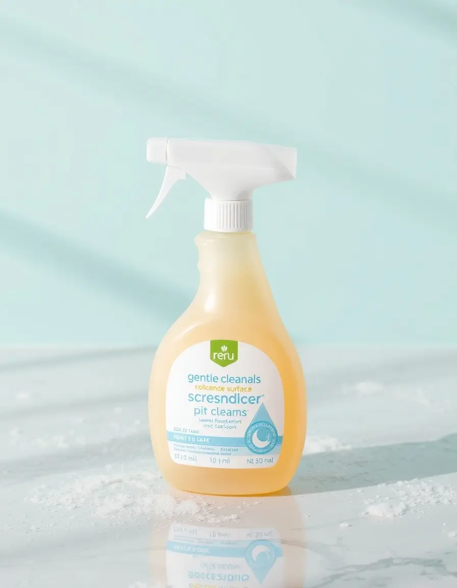 Nettoyant doux pour surfaces de cuisine délicates