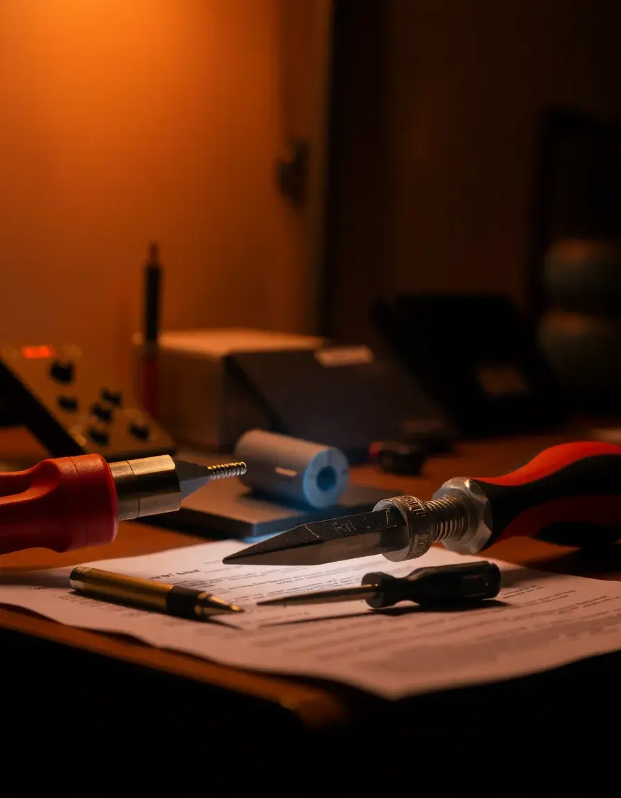 Réflecteur de lumière pour test de papier peint