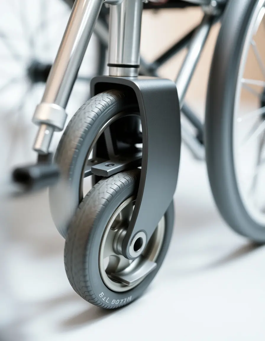 Roulettes adhésives pour poubelle 50l