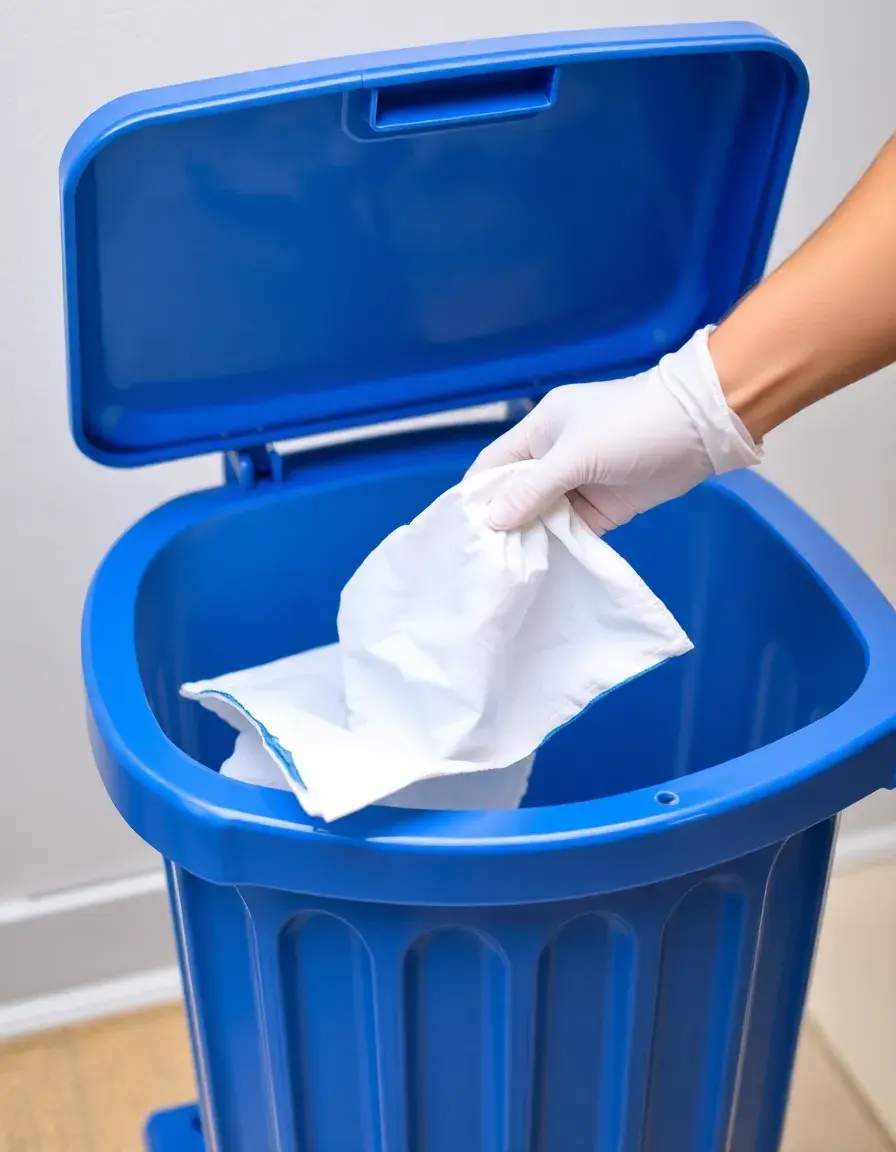 Lingettes de nettoyage pour surfaces inox et plastique