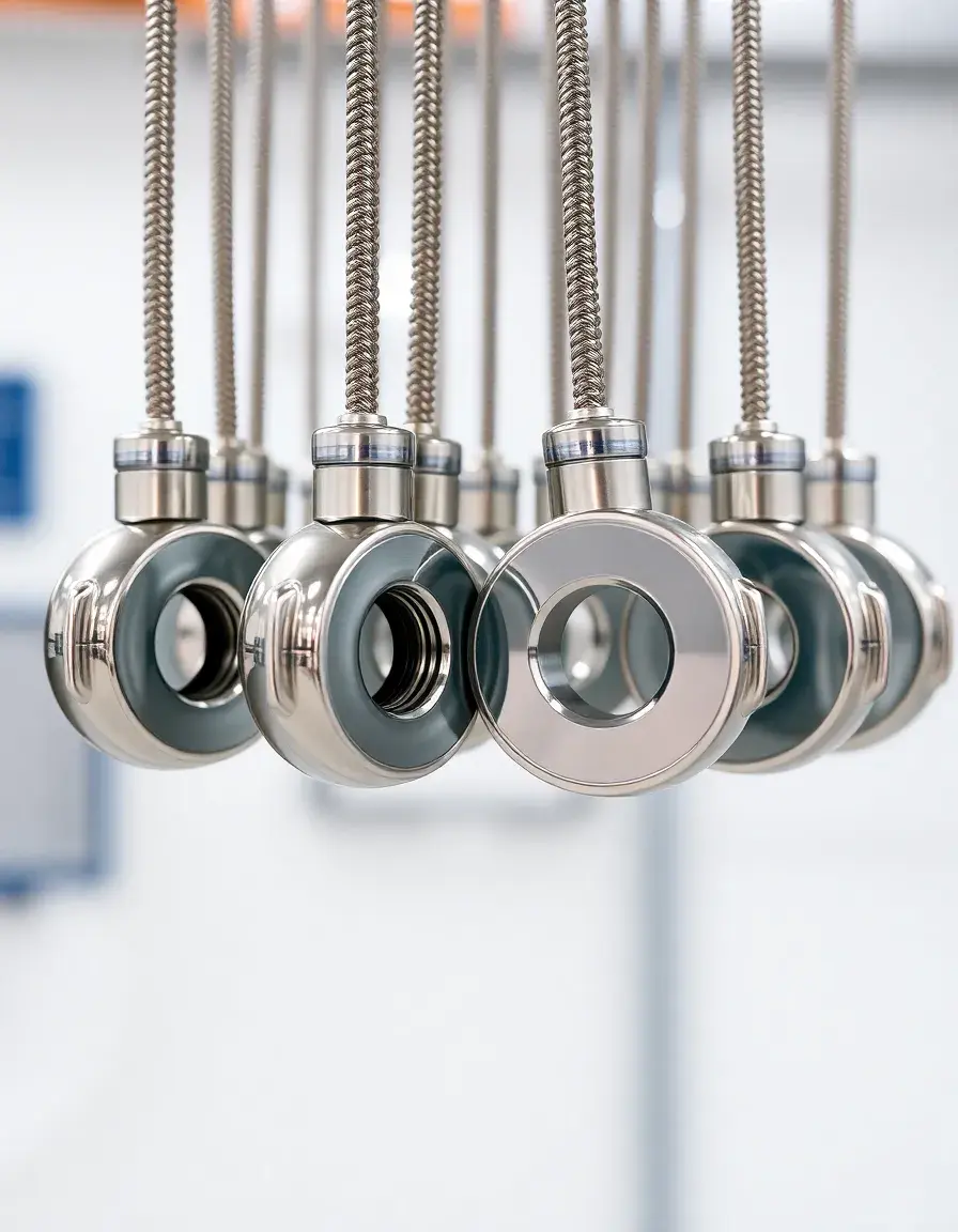 Aimant de fixation pour tête de douchette extractible