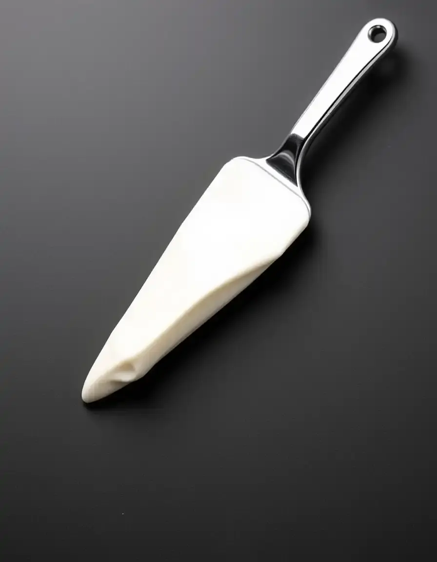 Spatule cuisine coudée pour pâtisserie
