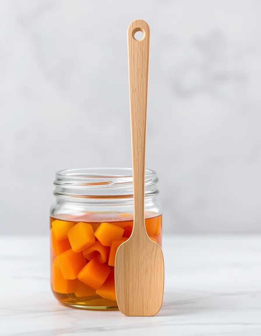Spatule cuisine fine pour bocaux