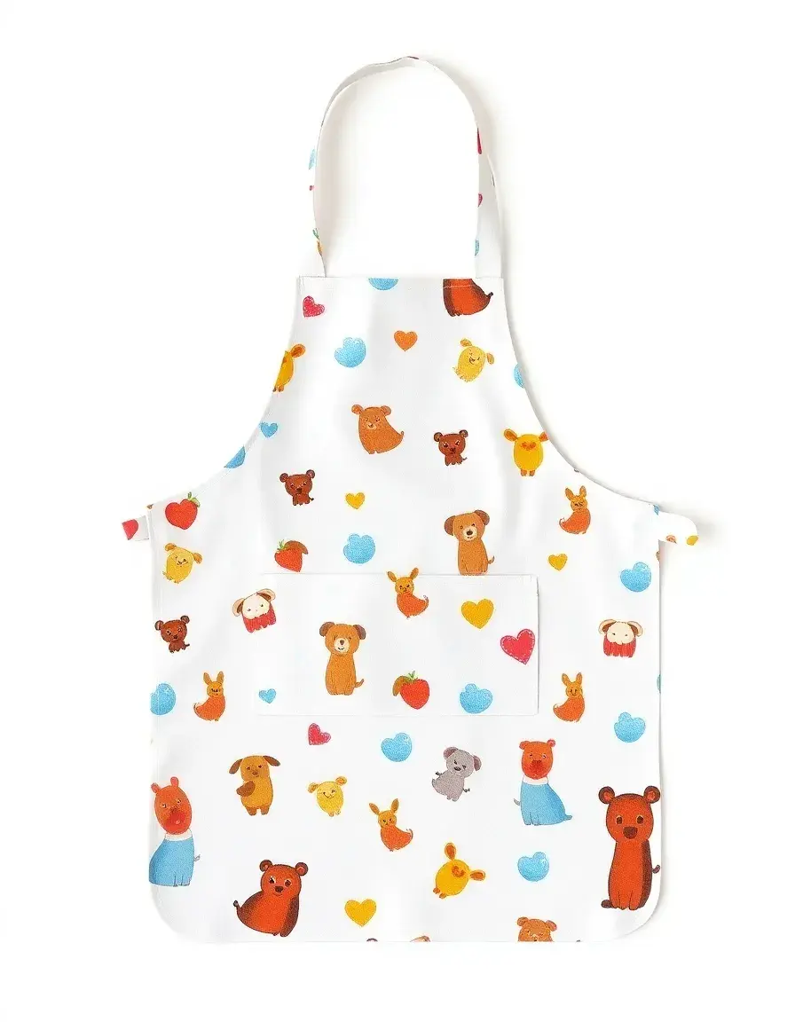 Tablier cuisine pour enfant avec motifs ludiques