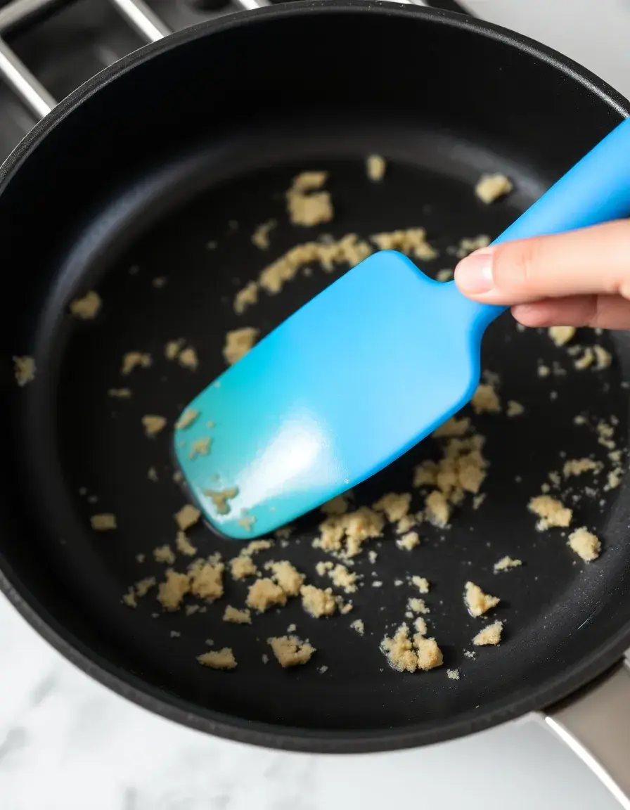 Spatule en silicone résistante à la chaleur avec manche bleu pour ustensile de la cuisine