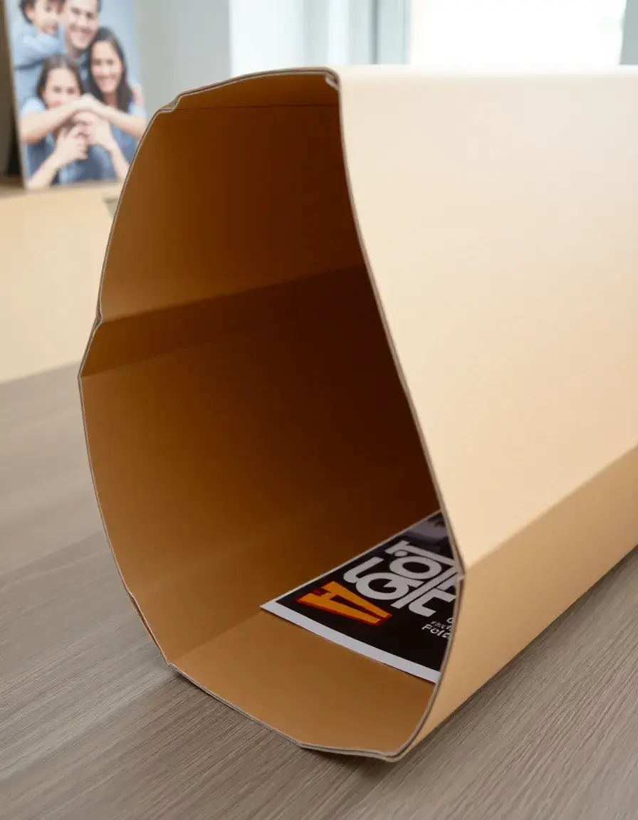 Tube de protection en carton pour stocker des posters
