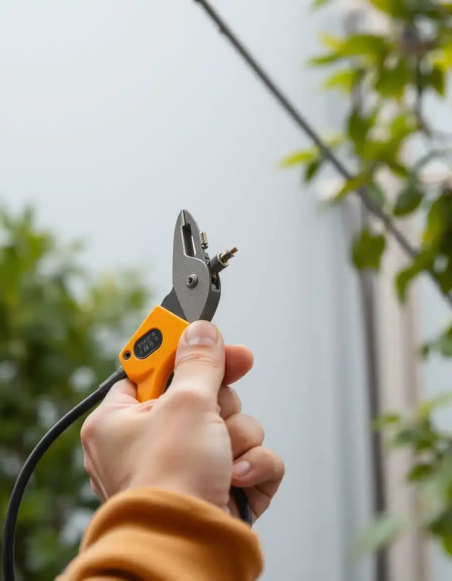 Pince à dénuder automatique pour installation électrique