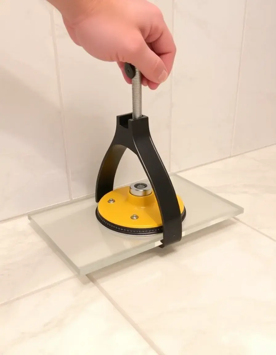 Ventouse de manutention pour grands carreaux