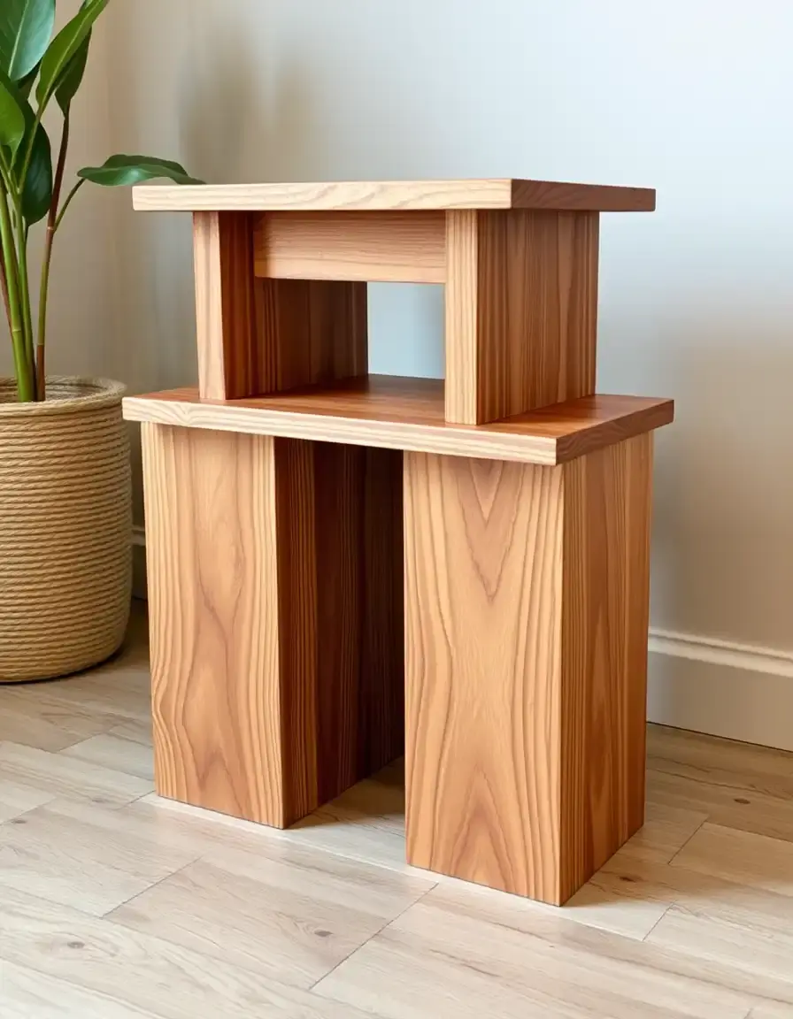 Blocs de rehausse en bois pour tables et plans de travail