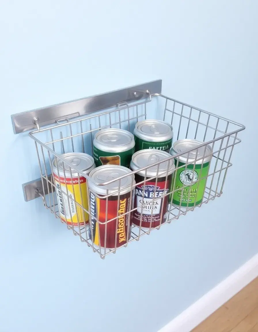 Wire Pull-Out Basket pour placard