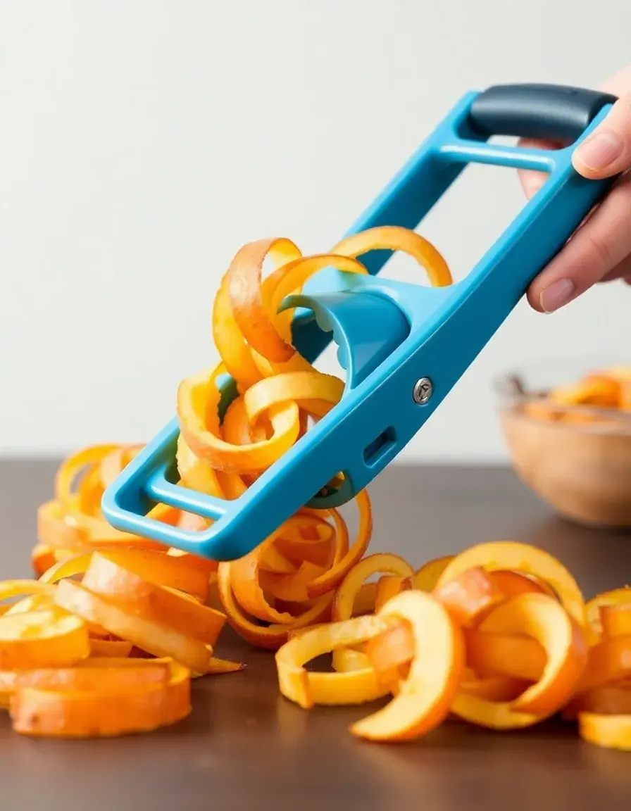 Coupe-spirale portatif pour légumes