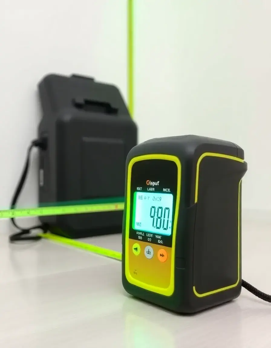 Mètre ruban laser numérique pour mesure précise cuisine