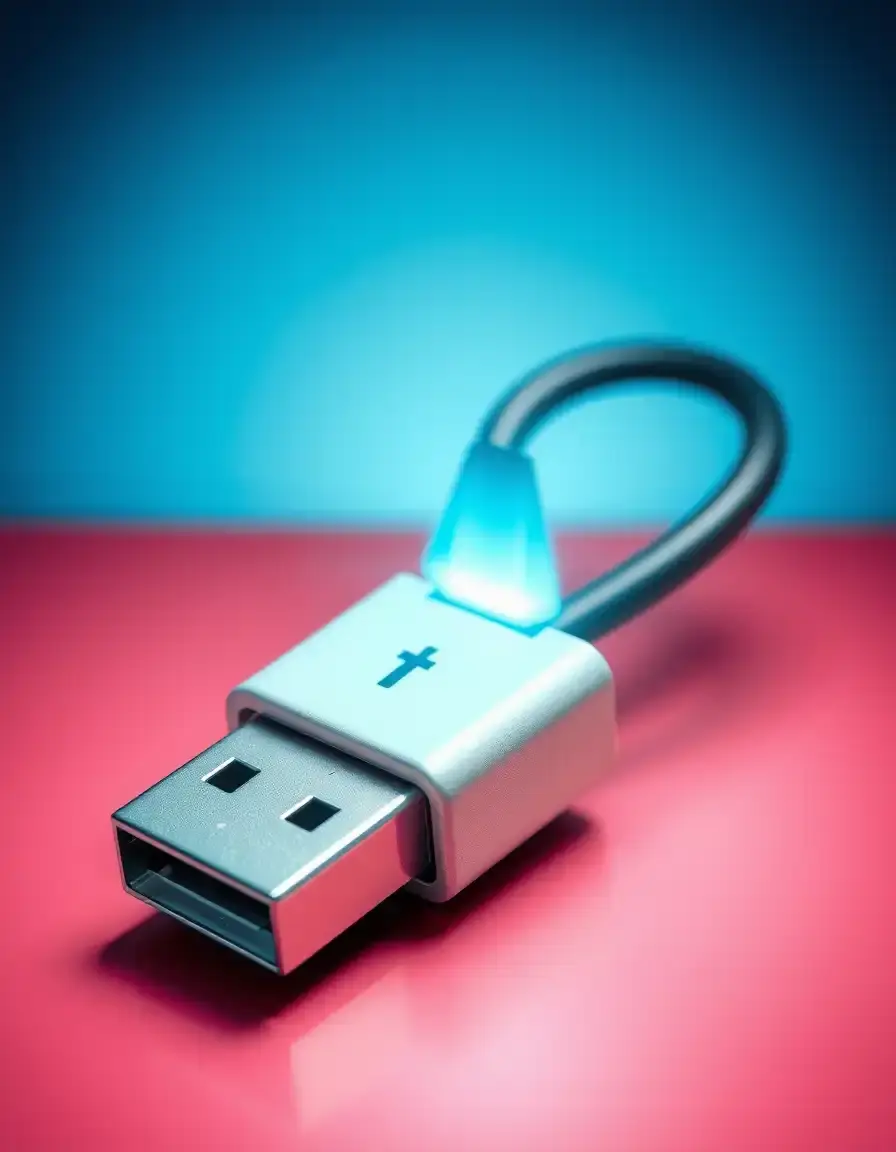 Clé USB pour sauvegarde plans conception cuisine