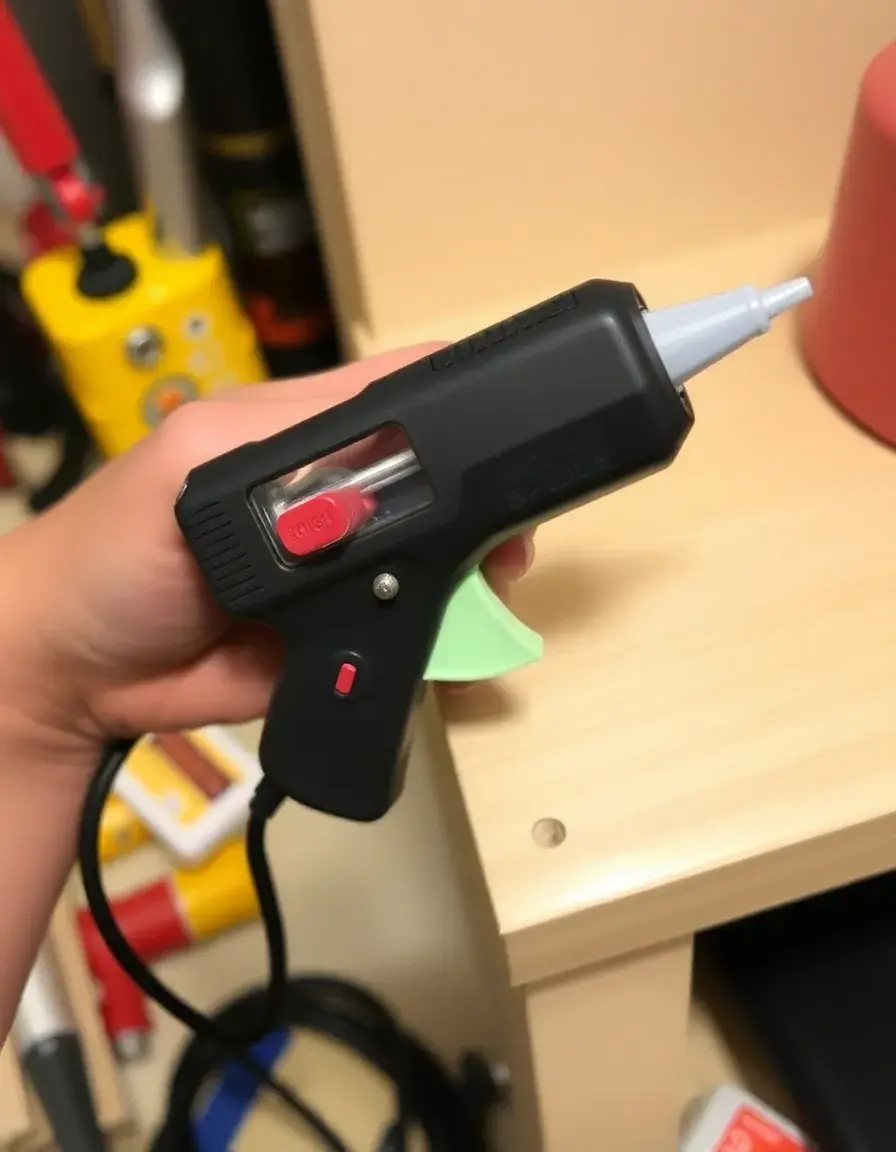Pistolet à colle sans fil pour fixations rapides