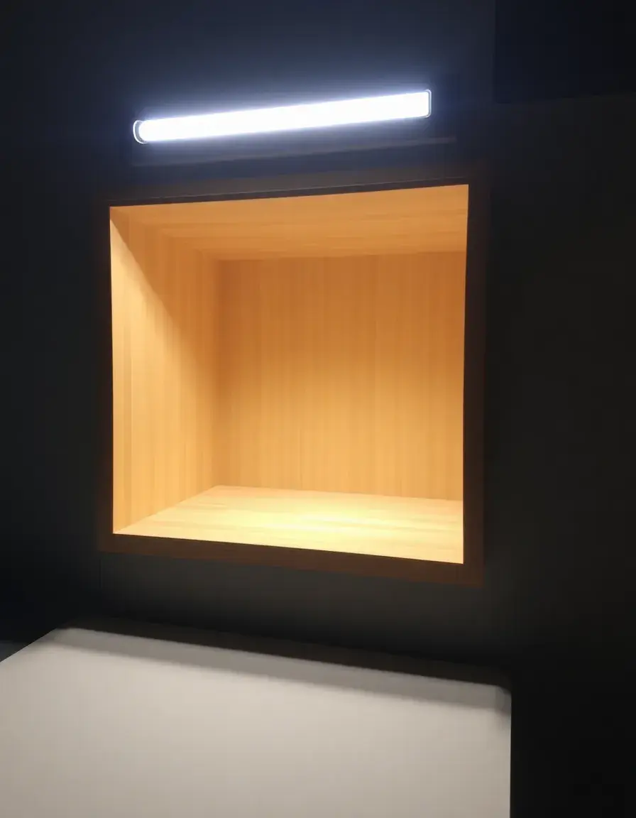 Éclairage LED sans fil pour placard sombre cuisine